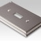 Amerelle Amerelle Georgian Satin Nickel 1 gang Die-Cast Metal Duplex Wall Plate 1 pk 54DN - alternate 6